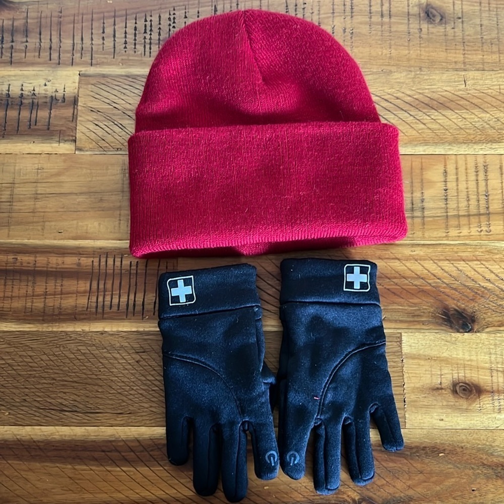 Toddler Boy’s Winter Hat and Gloves